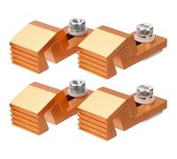 YRREATY Morsetti Piastra Pressione per CNC 3018 con Serraggio di Precisione | Compatibile con tavoli a T e fori standard M6; dado M6 regolabile consente serraggio ottimale su superfici multiple.