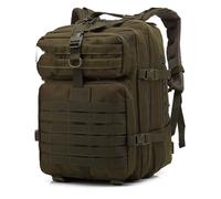 YRTHFJTJ Zaino militare, Zaino tattico, Zaini tattici militari da uomo di grande capacità da 45 litri, Borse d'assalto militare, Borsa da caccia da campeggio da trekking 3P all'aperto(Army Green)