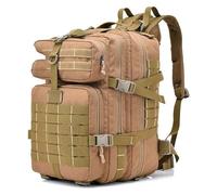 YRTHFJTJ Zaino militare, Zaino tattico, Zaini tattici militari da uomo di grande capacità da 45 litri, Borse d'assalto militare, Borsa da caccia da campeggio da trekking 3P all'aperto(Khaki)