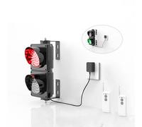 YRthongXy Lampada per semaforo, Semaforo con Due telecomandi, Impermeabile IP54, Cantiere