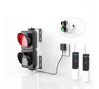YRthongXy Lampada per semaforo, Semaforo con Due telecomandi, Impermeabile IP54, Cantiere