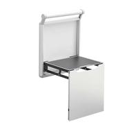 YRthongXy Sgabelli a parete nascosti, Hidden Wall Seat Wall Mounted Shoe Changing Stool with Handrail and Non-Slip Mat, Bathroom Shower Chair Space Saving, for Entrance Bathroom Bedroom