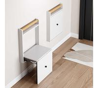YRthongXy Sgabelli a parete nascosti, Invisible Shoe-Changing Stool Wall-Mounted Folding Chair Solid Wood Porch Chair, Saving Space is Easy to Assemble, for Entrance Bathroom Bedroom