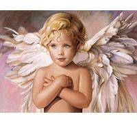 YRTMHU Kit Diamond Painting Bambini con Cristallo Strass 5D Pittura Diamante Fai da Te Ragazzo Angelo Diamond Painting Kits Completo Artigianato per Casa e Pareti Decorazione 30x40cm