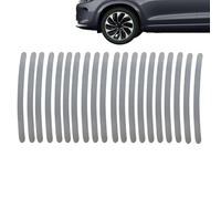 YRTUOP Adesivo riflettente per strisce per cerchioni, adesivo riflettente per ruote auto - Adesivo riflettente per pneumatici per auto da 20 pezzi Decalcomania per adesivi di avvertimento