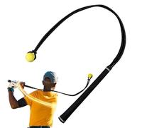 YRTUOP Ausilio per L'Allenamento dello Swing Golfistico | Attrezzo di Allenamento Portatile per Swing Golf,Allenatore Regolabile per Pratica del Ritmo per Flessibilità E per Golfisti di Tutti I