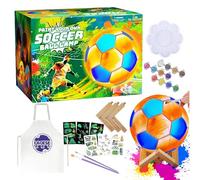 YRTUOP Lampada Da Colorare - 3D Pallone Da Calcio Da Colorare Con Luce Artigianale | Decorazione Luce Notturna Graffiti,Per Ragazzi Ragazze Bambini Adulti Amanti del Calcio Compleanno Halloween Natale