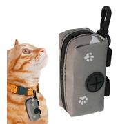 YRTUOP Sacchetti per cani per porta cacce, sacchetti per rifiuti, dispenser portatile per cacca con gancio per gli amanti dei cani per uso esterno, grigio, 1 count (Pack of 1), Unisex