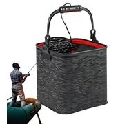 YRTUOP Secchio Pieghevole | Contenitore Portatile Da 13 Litri | Secchio Multifunzionale Per Esche Vive Per Pesci,Per Fiumi Barca Acqua Laghi Stagni All Aperto Escursionismo Principianti Padre Uomini