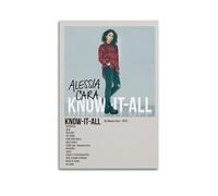 YRTWR I WBRRB Know-it-all by Alessia Cara, poster artistico da parete per camera da letto, film, 40 x 60 cm, senza cornice