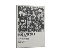 YRTWR I WBRRB Peng Black Girls by Jorja Smith & ENNY Poster da parete per camera da letto film 30 x 45 cm, stile cornice