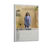 YRTWR I WBRRB Poster artistico da parete con immagine di Alessia Cara, con scritta "The Pains of Growing by Alessia Cara", per camera da letto, film, 40 x 60 cm, con cornice