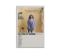 YRTWR I WBRRB Poster artistico da parete con immagine di Alessia Cara, con scritta "The Pains of Growing by Alessia Cara", per camera da letto, film, 50 x 75 cm, senza cornice