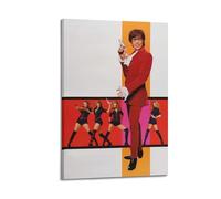 YRTWR I WBRRB Poster artistico da parete con immagine di Austin Powers The Spy Who Shagged Me, per camera da letto, film, 50 x 75 cm, con cornice