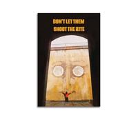 YRTWR I WBRRB Poster artistico da parete con scritta "Don't Let Them Shooot The Kite", per camera da letto, film, 20 x 30 cm, senza cornice
