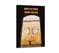 YRTWR I WBRRB Poster artistico da parete con scritta "Don't Let Them Shoot The Kite", per camera da letto, film, 30 x 45 cm, con cornice