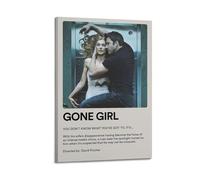 YRTWR I WBRRB Poster artistico da parete con scritta "Gone Girl", per camera da letto, film, 30 x 45 cm, stile cornice