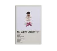 YRTWR I WBRRB Poster artistico da parete per camera da letto con film di Yungblud 21st Century Liability by Yungblud, 60 x 90 cm, senza cornice