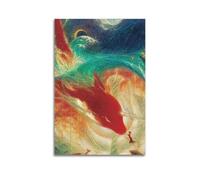 YRTWR I WBRRB Poster da parete con immagine di Big Fish & Begonia1, per camera da letto, film, 30 x 45 cm, senza cornice