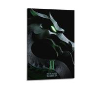 YRTWR I WBRRB Poster da parete con immagine di Mortal Kombat 2, per camera da letto, film, 30 x 45 cm, con cornice