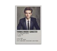 YRTWR I WBRRB Poster da parete con immagine di Thomas Brodie-sangster, per camera da letto, film, 40 x 60 cm, senza cornice