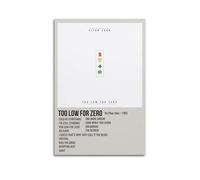 YRTWR I WBRRB Too Low for Zero by Elton John, poster artistico da parete per camera da letto, film, 50 x 75 cm, senza cornice