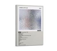 YRTWR I WBRRB You by James Arthur Poster da parete per camera da letto, film, 30 x 45 cm, stile cornice