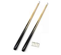 YRU Stecca da Biliardo, 2 Pezzi Piccola Canna da Biliardo Corta per Bambini Fatta A Mano 50cm 68cm 90cm 120cm Stecca da Biliardo Ideale per Spazi Ristretti E Giovani(Color:50CM)