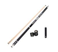 YRU Stecche da Biliardo 1/2 Giunto, 147cm Carbonio Fatto A Mano + Albero in Acero Stecca da Biliardo Professionale da Biliardo 19-20 Oz(Size:10MM,Color:Estensione B.)