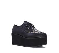 YRU Strange Culto Cvlt Bela Leopardo Punk Emo Gotico Rocker Plateau Scarpe Tacco