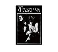 YRUAWRH Poster decorativo da parete con motivo The Doors su tela, stile vintage, per camera da letto, soggiorno, 30 x 45 cm, senza cornice