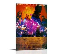 YRUAWRH Poster decorativo su tela con immagine di Alice in Chains Unplugged, stile vintage, per camera da letto, soggiorno, 30 x 45 cm, con cornice