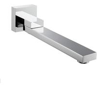 YRUIIA Bocca Erogazione per Vasca o Lavabo Muro Rotazione di 180°Bocca per Vasca da Bagno Bocca Erogazione Rubinetto Vasca-Chrome-Spread.