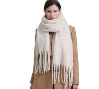 YRUIIA Sciarpa Donna Sciarpa Lunga Lunga Addensata per Le Donne Cashmere Artificiale Invernale Caldo Sciallone A Magazzino Grande (220 * 50 Cm)