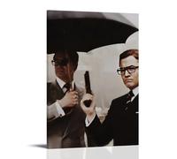 YRWOERHWER Kingsman - Poster artistico da parete su tela, arte estetica moderna, decorazione per soggiorno e camera da letto, 20 x 30 cm, con cornice
