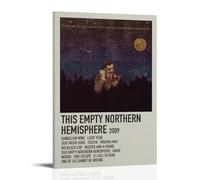 YRWOERHWER Poster artistico da parete con album di Gregory Alan Isakov, stampa artistica da parete con stampa dell'emisfero settentrionale, moderna ed estetica, decorazione artistica per soggiorno e