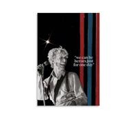 YRWOERHWER Poster artistico da parete con David Bowie, arte estetica moderna, decorazione artistica per soggiorno, camera da letto, 40 x 60 cm, senza cornice