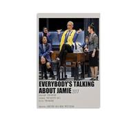 YRWOERHWER Poster artistico da parete con scritta in lingua inglese "Everybody's Talking About Jamie", arte estetica moderna, decorazione artistica per soggiorno, camera da letto, 60 x 90 cm, senza