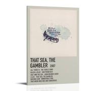 YRWOERHWER Poster artistico da parete su tela con Gregory Alan Isakov That Sea, The Gambler, arte estetica moderna, decorazione artistica per soggiorno e camera da letto, 20 x 30 cm, con cornice