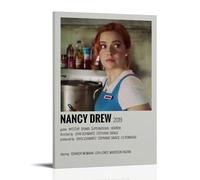 YRWOERHWER Poster artistico da parete su tela, serie TV Nancy Drew, arte estetica moderna, decorazione artistica per soggiorno e camera da letto, 60 x 90 cm, con cornice