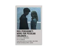 YRWOERHWER Poster da parete su tela, motivo: Miss Peregrine's Home for Peculiar Children (La casa dei bambini particolari), decorazione artistica moderna per soggiorno, camera da letto, 50 x 75 cm
