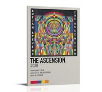 YRWOERHWER The Ascension - Poster artistico da parete su tela, motivo: Sufjan Stevens, arte estetica moderna, decorazione per soggiorno e camera da letto, 20 x 30 cm, con cornice
