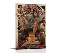 YRWOERHWER The Big Lebowski - Poster da parete su tela, arte estetica moderna, decorazione per soggiorno e camera da letto, 50 x 75 cm, con cornice