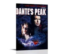 YRWUIERHRUE Dante's Peak - Poster estetico da parete su tela, stile vintage, decorazione per soggiorno e camera da letto, 30 x 45 cm, con cornice
