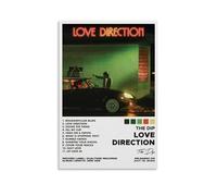 YRWUIERHRUE Poster con album Love Direction by The Dip, decorazione artistica da parete su tela, stile vintage, per soggiorno e camera da letto, 20 x 30 cm, senza cornice