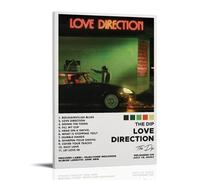 YRWUIERHRUE Poster con album Love Direction by The Dip su tela, decorazione artistica da parete vintage, per soggiorno e camera da letto, 20 x 30 cm, con cornice