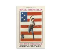 YRWUIERHRUE Poster di Bruce Springsteen su tela, decorazione artistica da parete in stile vintage, per soggiorno e camera da letto, 40 x 60 cm, senza cornice