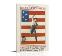 YRWUIERHRUE Poster di Bruce Springsteen su tela, decorazione artistica da parete in stile vintage, per soggiorno e camera da letto, 40 x 60 cm, con cornice