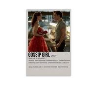 YRWUIERHRUE Stampa artistica da parete su tela, motivo: Gossip Girl, serie TV, 2 poster, decorazione artistica da parete, stile vintage, per soggiorno e camera da letto, 40 x 60 cm, senza cornice