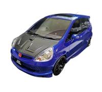 YRXIAO 1 18 Per Fit Modello Di Auto Modificata Mugen Jazz Miniatura Hobby Collection Argento(Blue)